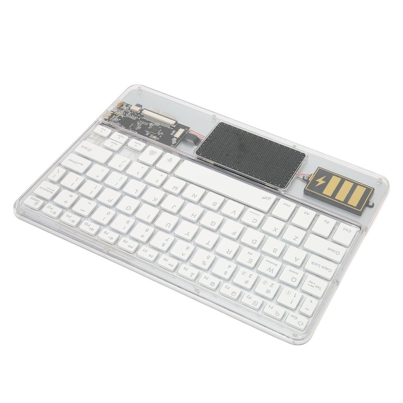 Wireless Bluetooth Keyboard Multifunctional Acrylic Keyboard for Windows for Android