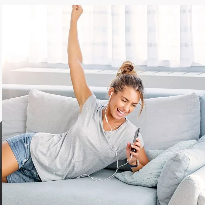 Maíz Kit Audifono In Ear Bocina Bluetooth Cable Auxiliar Cargador