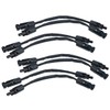 revolt MC4 Connectors: Set of 8 Flat Solar Window Feed-Through
