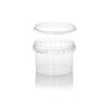 250ml Plastic Tubs Containers Tamper Evident Lids Food grade CLEAR