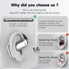 WJBCNEENT Open Ear Earbud Wireless Bluetooth 5.4 Earbuds,Intelligent Touch Screen