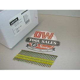 Spotnails 2 3/8" Inch Ring Full Round Head Nails 21 Degree (2,500) Plastic Strip