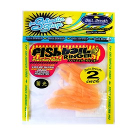 Bait Breath (beitoburesu) Worm fissyuteiruringa- 2 S812 Glow Orange.