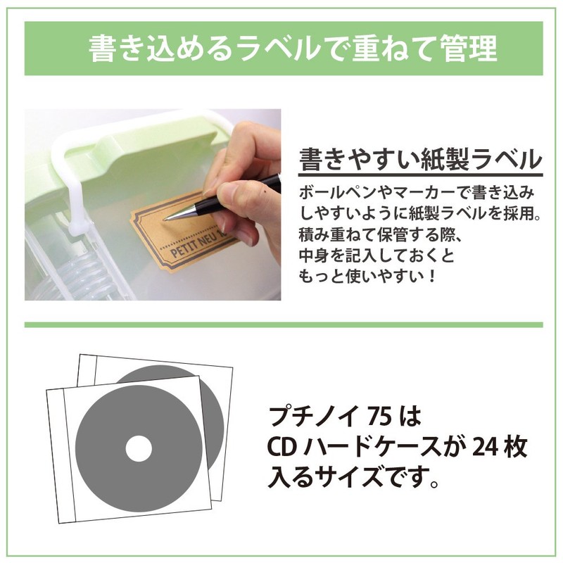 1-4942-04 Mini Container with Handle, 75 (with handle)