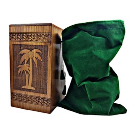 Tree urns for Ashes Adult | Funeral Cremation Urns for Human Ashes Full Size | Beach Urn Palm Trees | Beach Urn | Ocean Urn, Mountain Beach Scenes, Gift Decorative Quality
