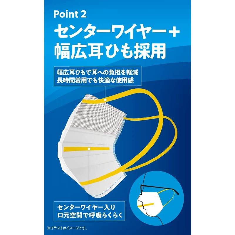 KOO Medical Japan KOO Anti-Fog Mask, Normal Size, 30 Pieces