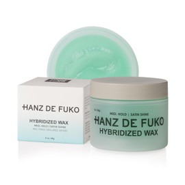 Hanz de Fuko Premium Menâ??s Hair Styling Hybridized Wax: High Performance Hair Styling Wax with a Satin Finish (2oz)