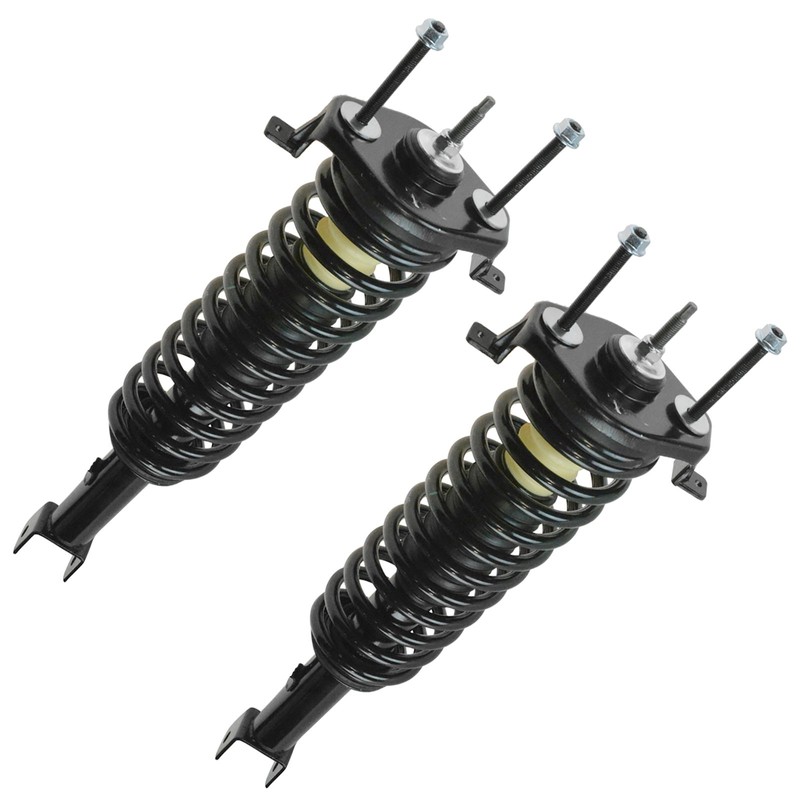 TRQ Rear Strut & Coil Spring Assembly Set Driver &