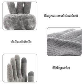 Sparkle Tmax Touchscreen Gloves Fleece Running Gloves Men Women Sports Gloves Winter Gloves Warm Windproof Glove Lining for Cycling, Running, Hiking, Driving