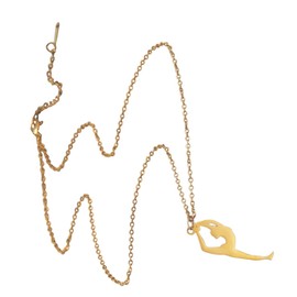 Sosoport Fashion Gymnastics Necklace Cross Pendant Stainless Decorative Sports Necklace