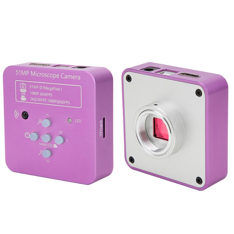 51MP 1080P 60FPS USB Industrial Microscope Camera Magnifying Glasses for