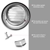 WeCooper 304 5-Inch Stainless Steel Air Vent 125mm, Round Bull