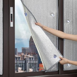 No-Drill Suction Cup Window Sunshade for Home & Office Shade 50 x 50cm