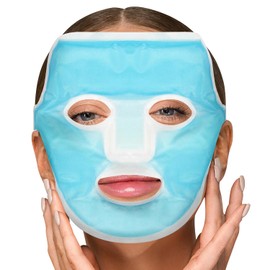 Paquete de hielo facial de Accurate Manufacturing, Paquete de 1, Azul