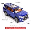BDTCTK 1/24 Lexus 570 Off-Road in Luxury SUV Model Car,