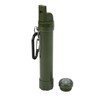 Outdoor Water Filter Straw Water Purifier with Compass Whistle Carabiner
