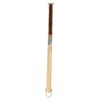 Pizza Oven Brush with Scraper Detachable Wooden Handle Coconut Fiber