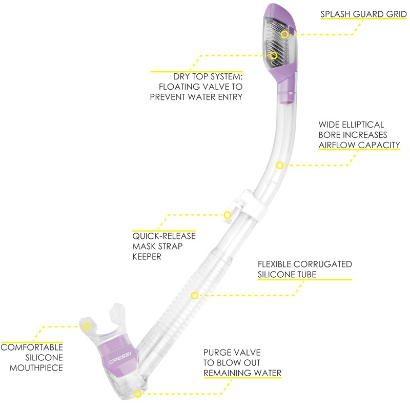 Cressi Supernova Dry, Claro/Lila