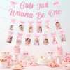 Funmemoir Pink Bow 1st Birthday Decorations Girls Just Wanna Be
