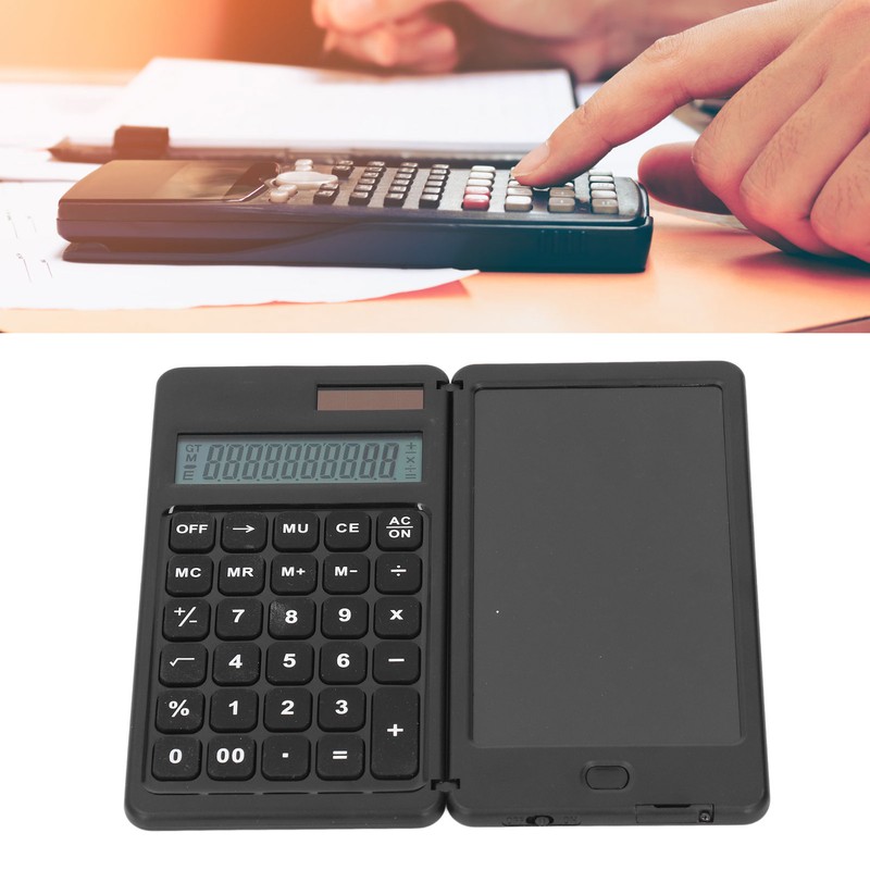 Office Desk Calcultor Solar Powered Multifunctional Pocket Desktop Calculator with