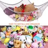 Stuffed Animal Hammock, Toy Hammock, LXUNYI Extra Large Mesh Toy