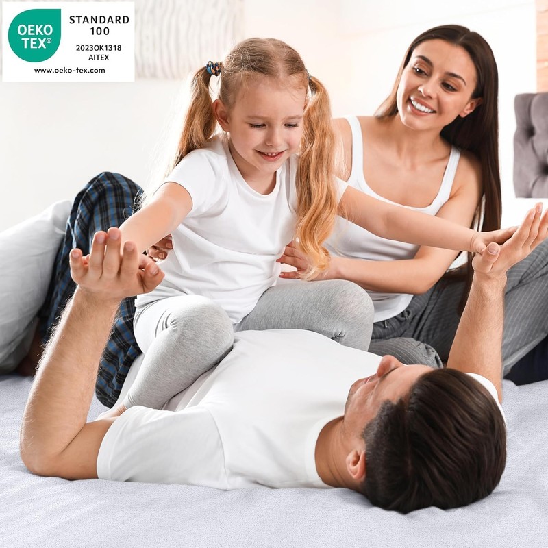 Utopia Bedding 100% Waterproof Mattress Protector, Breathable, Hypoallergenic Mattress Topper