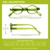JOSCHOO 5 Pack Retro Round Reading Glasses Mini Small Comfortable