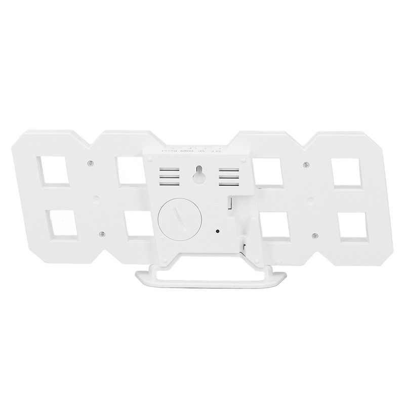 3D LED Digital Clock Time Date Temperature Display Voice Control