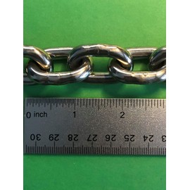 US Stainless Stainless Steel Windlass 1/4" G4 Anchor Chain 316 by 10' Long Including 5/16" Bow Shackles
