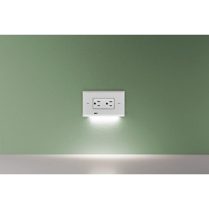 SnapPower GuideLight PLUS - LED Bright/Dim/Off Light Sensor Night Light