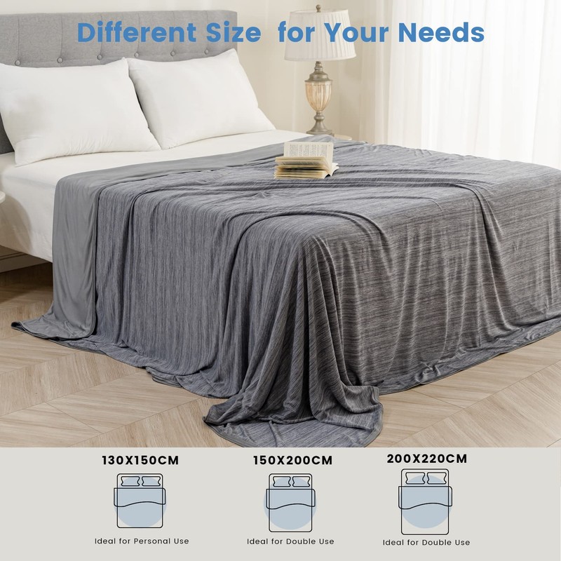 OMERAI Cooling Blanket, Summer Blanket, Double-Sided Cooling Blanket for Sleeping,