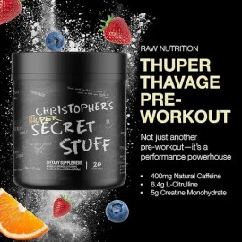 Pre Entreno Cbum Thuper Thavage Pwo Raw Nutrition 20 Serv                                                                                             