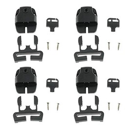 E-outstanding Spa Tub Cover Clip 4 Set Spa Hot Tub Cover Latch Lock Kit with Keys and Screws Replacement Broken Latchs Repair Accessories