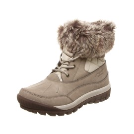 BEARPAW Women's Becka Stone Size 7 | Women's Boot Classic Suede | Women's Slip On Boot | Comfortable Winter Boot
