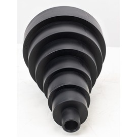 Scheppach Flexible Suction Adapter, Suction Manifold Hose Adapter Set, Universal Application, 7 Pieces, Extraction Systems, Reduction Set, Extraction Set, Diameter 25-150 mm