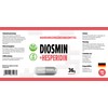 Hepatica Diosmin Hesperidin 500mg 60 Vegan Capsules, 3rd Party lab