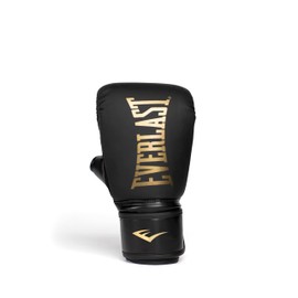 Everlast Cardio Elite Boxing Gloves (S/M) Gold/Black, Sandbag, Mitts & Speed, Open Thumb, Wrap Closure, Double Foam Padding - Original Everlast