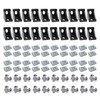 BLCCLOY 20 Sets 10 Series Extrusion Black Brackets 1" x