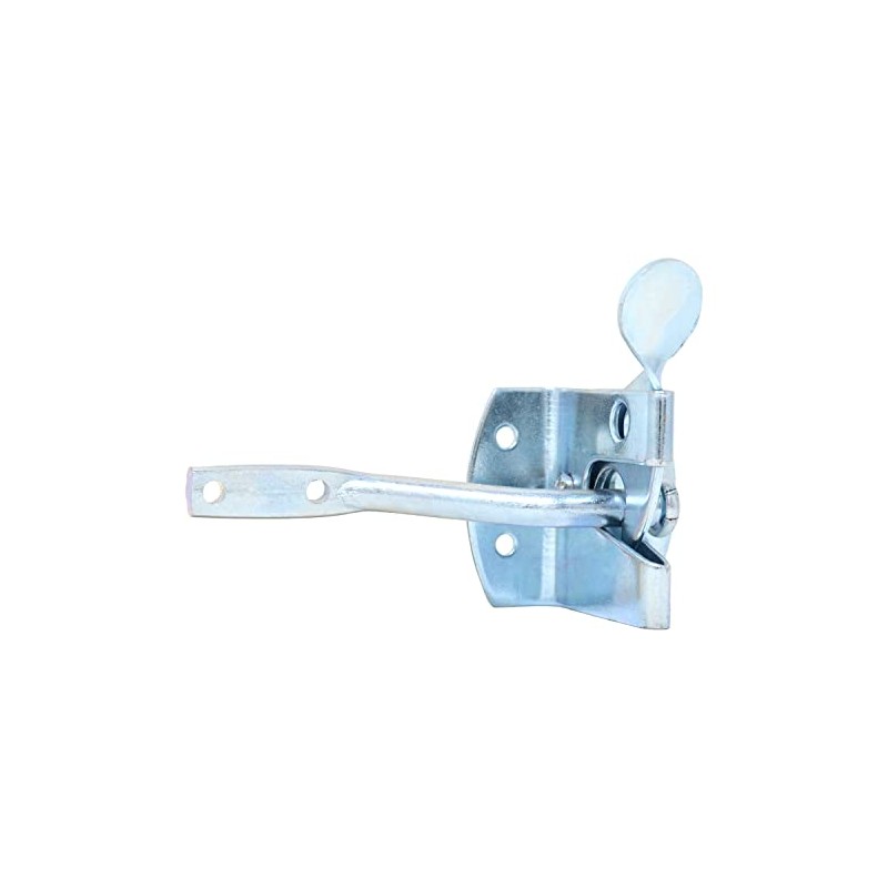 Auto Gate Latch, 2 Part Kit, Steel Bright Zinc Plated,