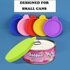4 Pcs Food Can Lids Pet Can Covers, Silicone Small