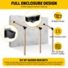 DEVALLEY 15° Angled Pegola Roof Bracket kit,4-Way Slanted Post Contector