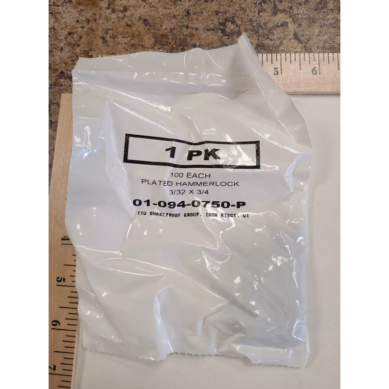 Unbranded (100 Pack) Hammer-Lock Cotter Pin Zinc-Plated Steel, 3/32" Diameter,