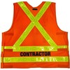 NYCTA Style Contractor High Visibility Reflective Safety Vest Zipper &