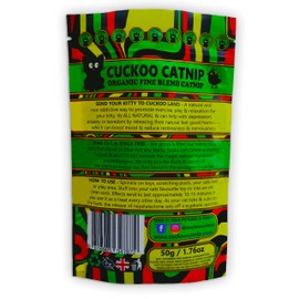 Cuckoo Catnip - Organic Fine Blend Cat Nip - Stalk Free 100% Natural