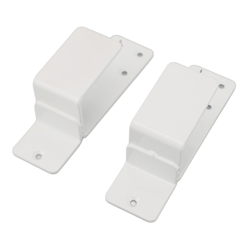 2PCS Door Barricade Brackets Open Bar Holder Carbon Steel Easy