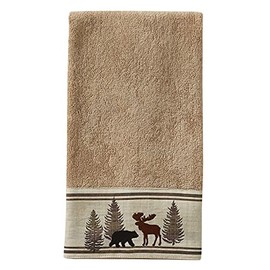 Park Designs Beige Black Forest Hand Towel