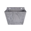 Artstone Ella wall pot, 22x15x17 cm, grey
