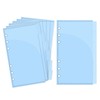 NatSumeBasics 12 A6 Binder Pocket Dividers Blue A6 Cash Envelopes