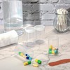 JOVITEC 100 Pieces Plastic Film Canister Holder 35 mm Empty