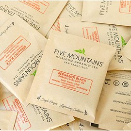 Five Mountains Bergamot Black Earl Grey, 100 Organic Teabags